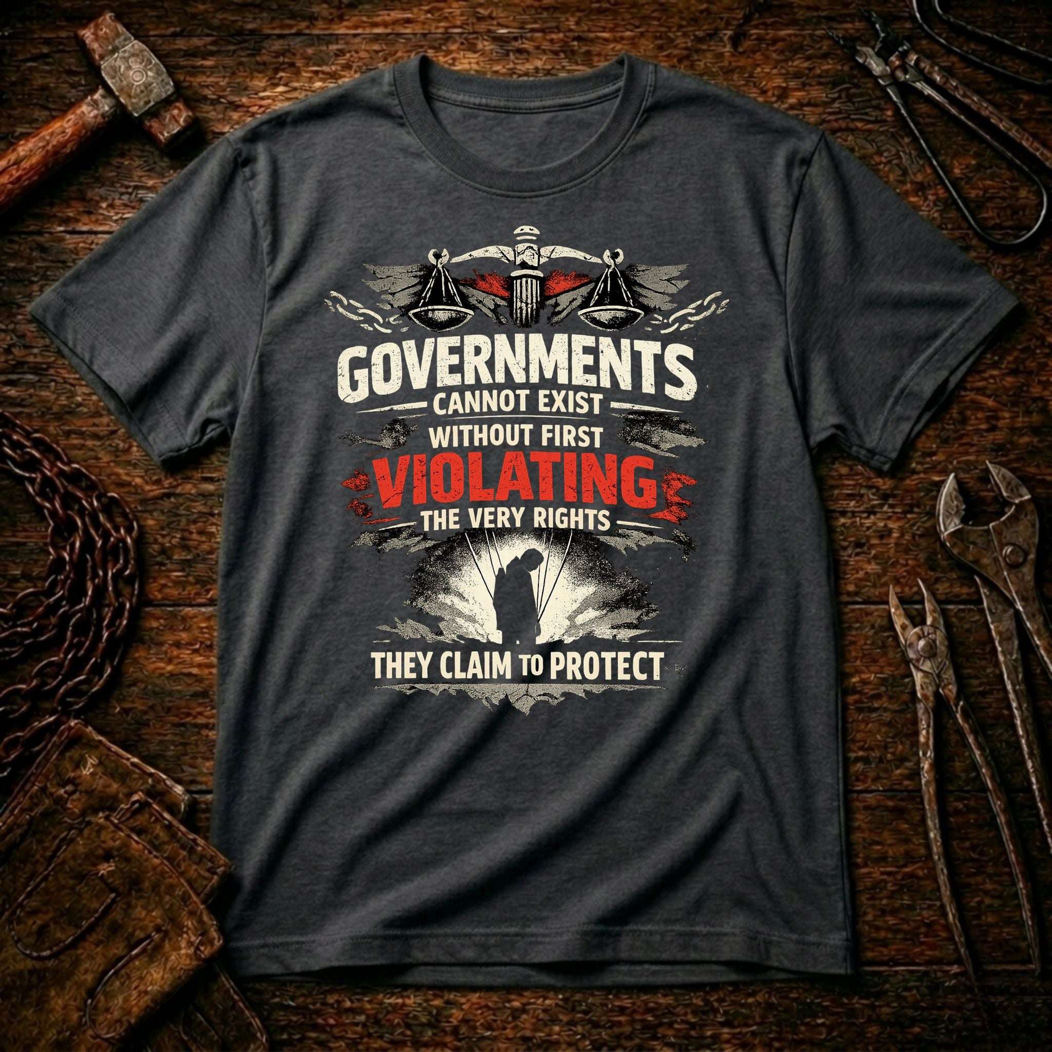 Government vs Rights T-shirt