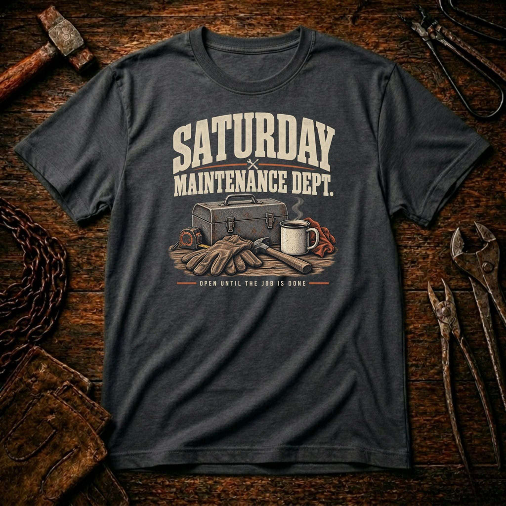 Saturday DIY Maintenance Dept. T‑Shirt