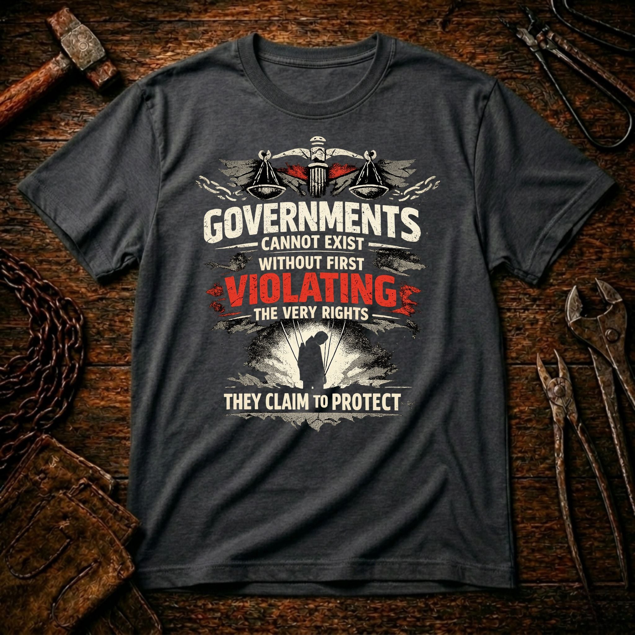 Government vs Rights T-shirt
