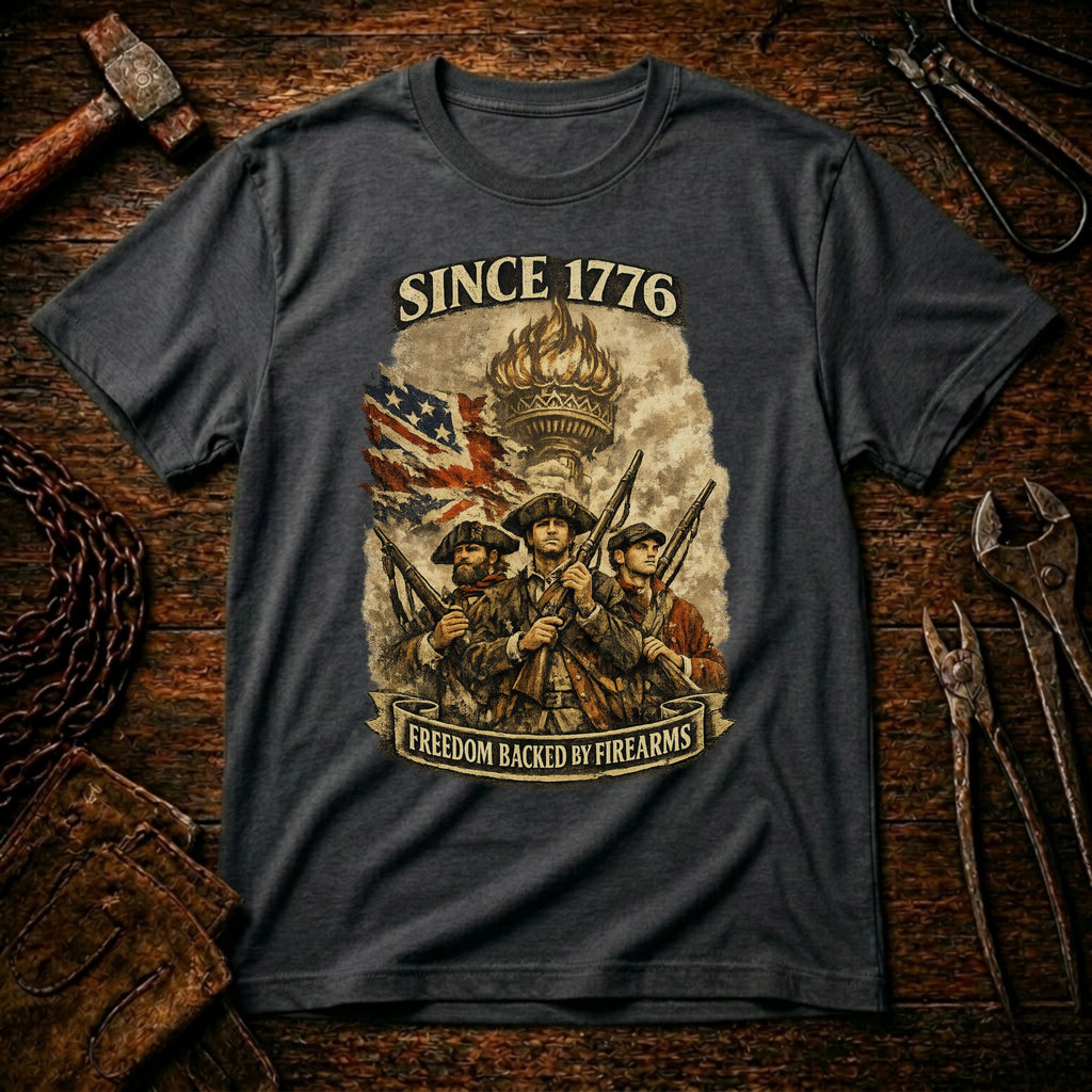 Freedom Backed By Firearms T-Shirt