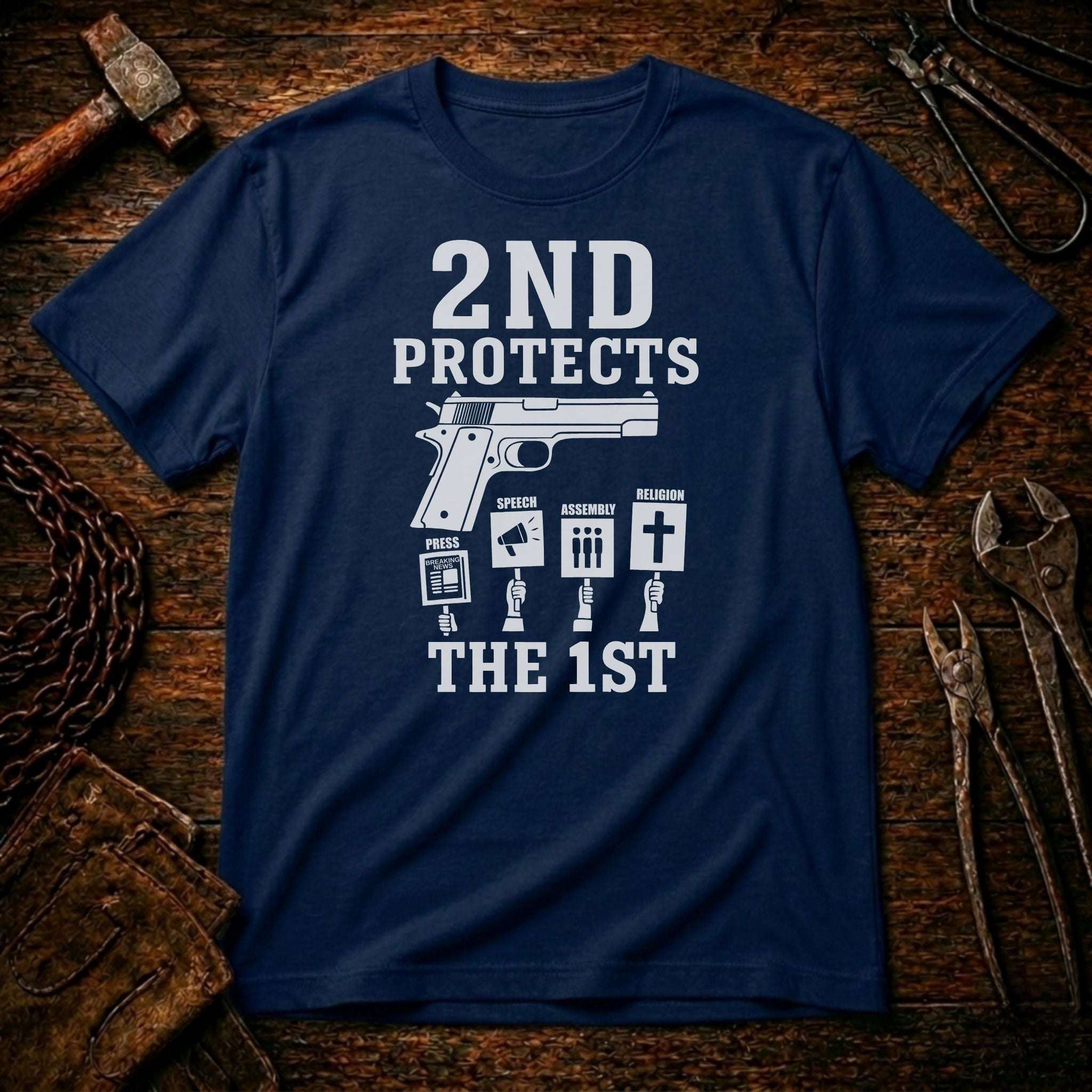 2nd Protects Graphic T-Shirt