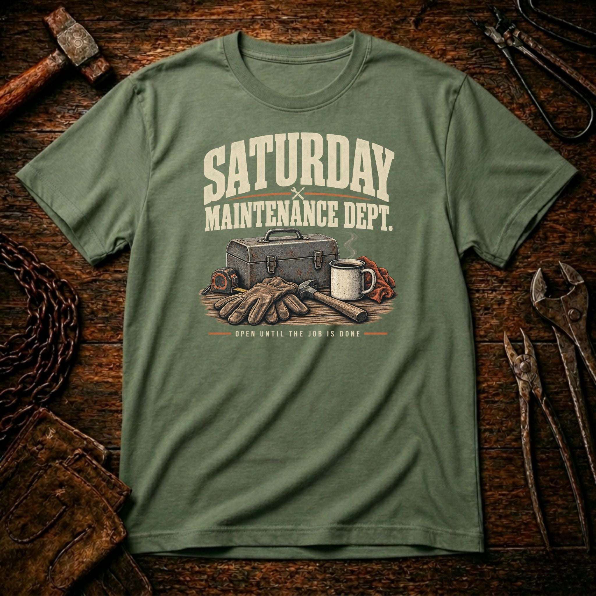 Saturday DIY Maintenance Dept. T‑Shirt