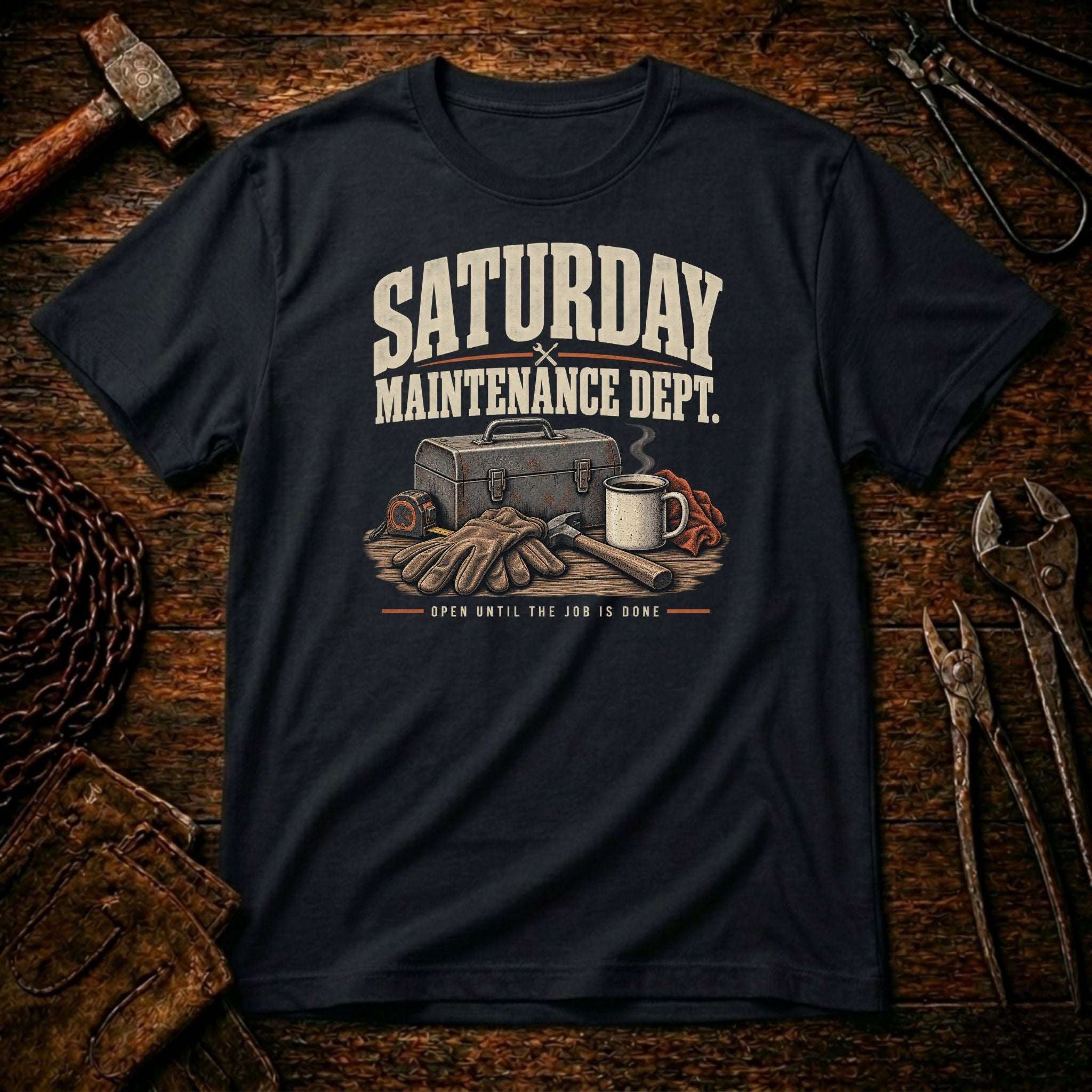 Saturday DIY Maintenance Dept. T‑Shirt