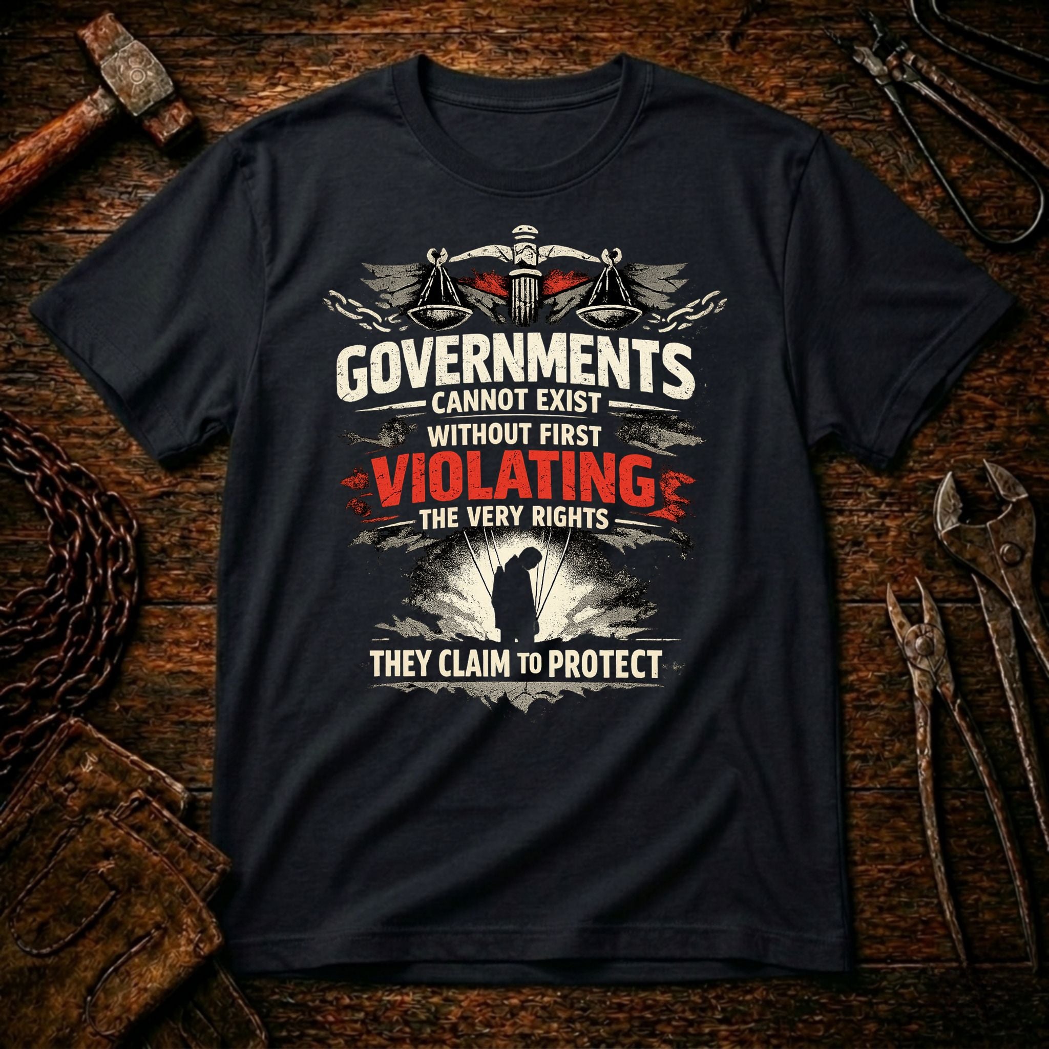 Government vs Rights T-shirt