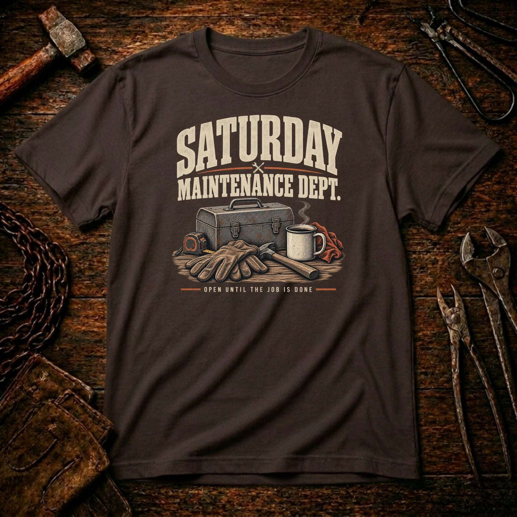 Saturday DIY Maintenance Dept. T‑Shirt