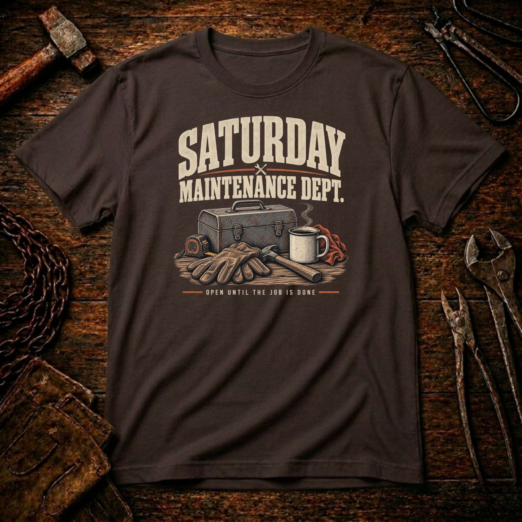 Saturday DIY Maintenance Dept. T‑Shirt