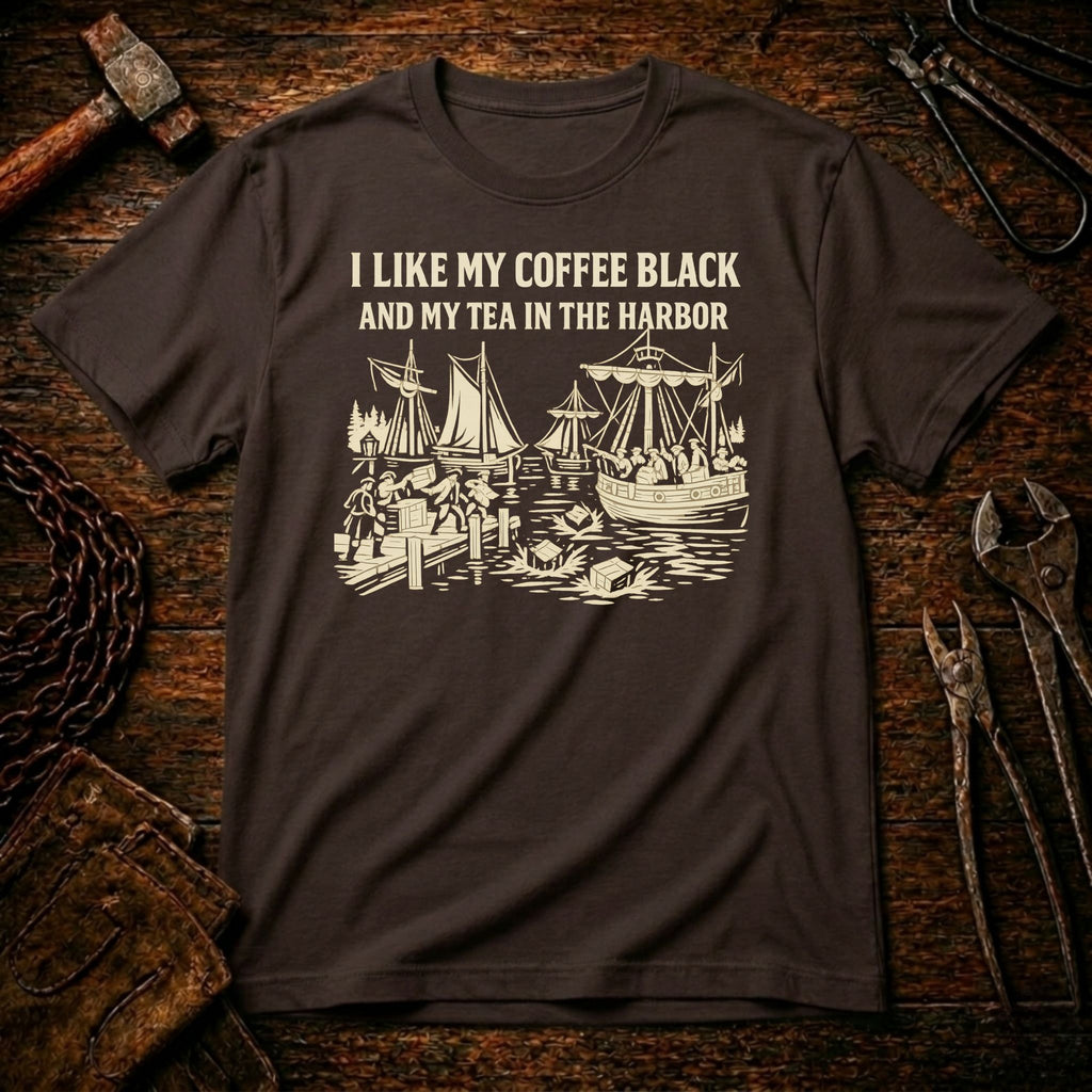 I Like Black Coffee - Boston Tea Party T-shirt