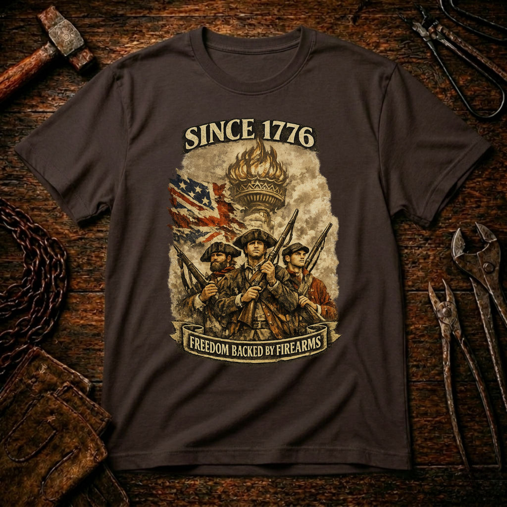 Freedom Backed By Firearms T-Shirt
