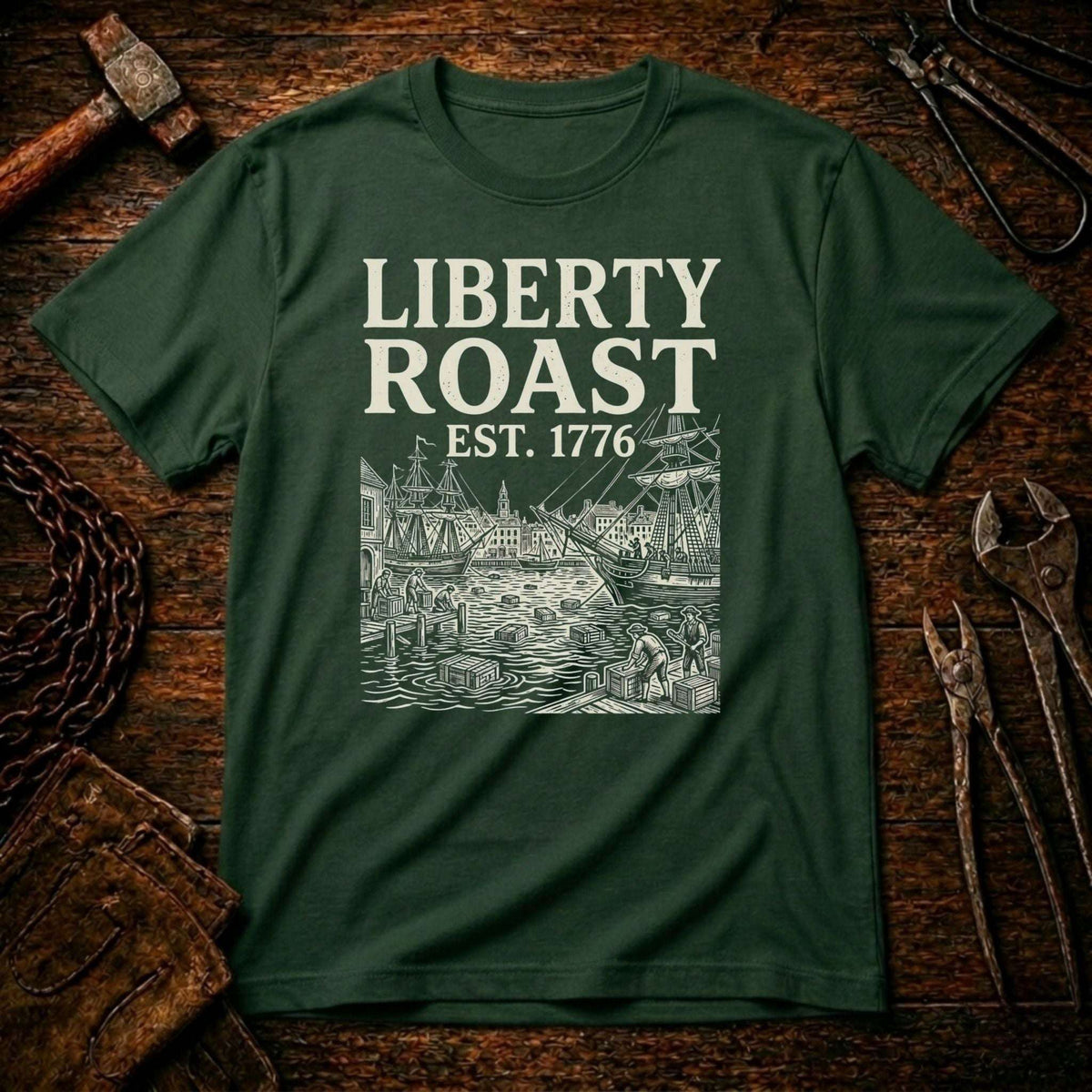 Liberty Roast 1776 – History T-Shirt