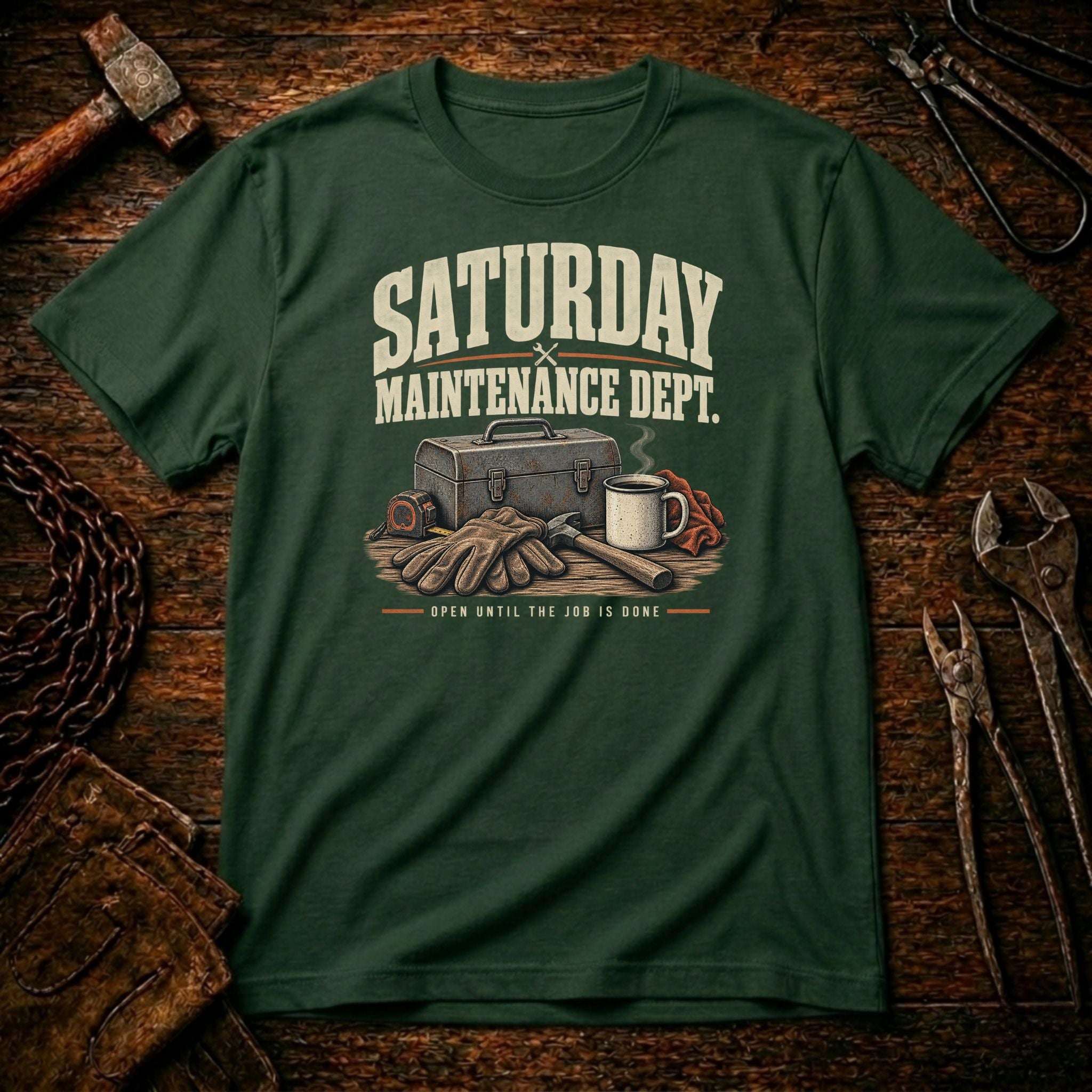 Saturday DIY Maintenance Dept. T‑Shirt
