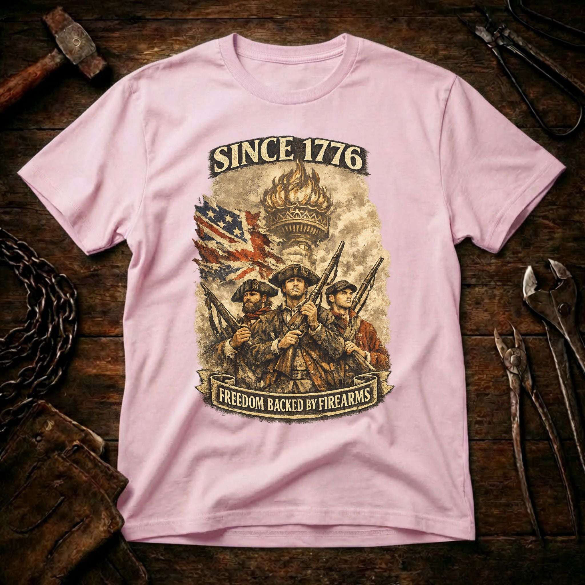 Freedom Backed By Firearms T-Shirt