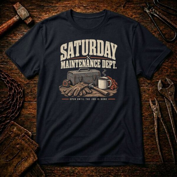 Saturday DIY Maintenance Dept. T‑Shirt A029