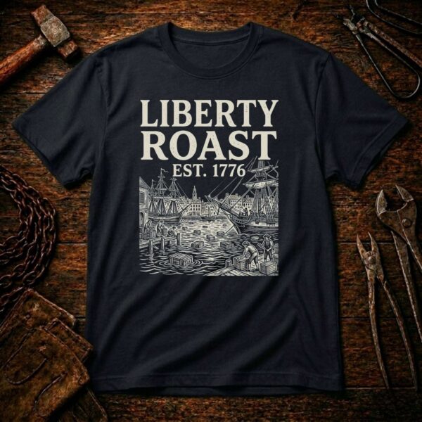 Liberty Roast 1776 History T-Shirt A023